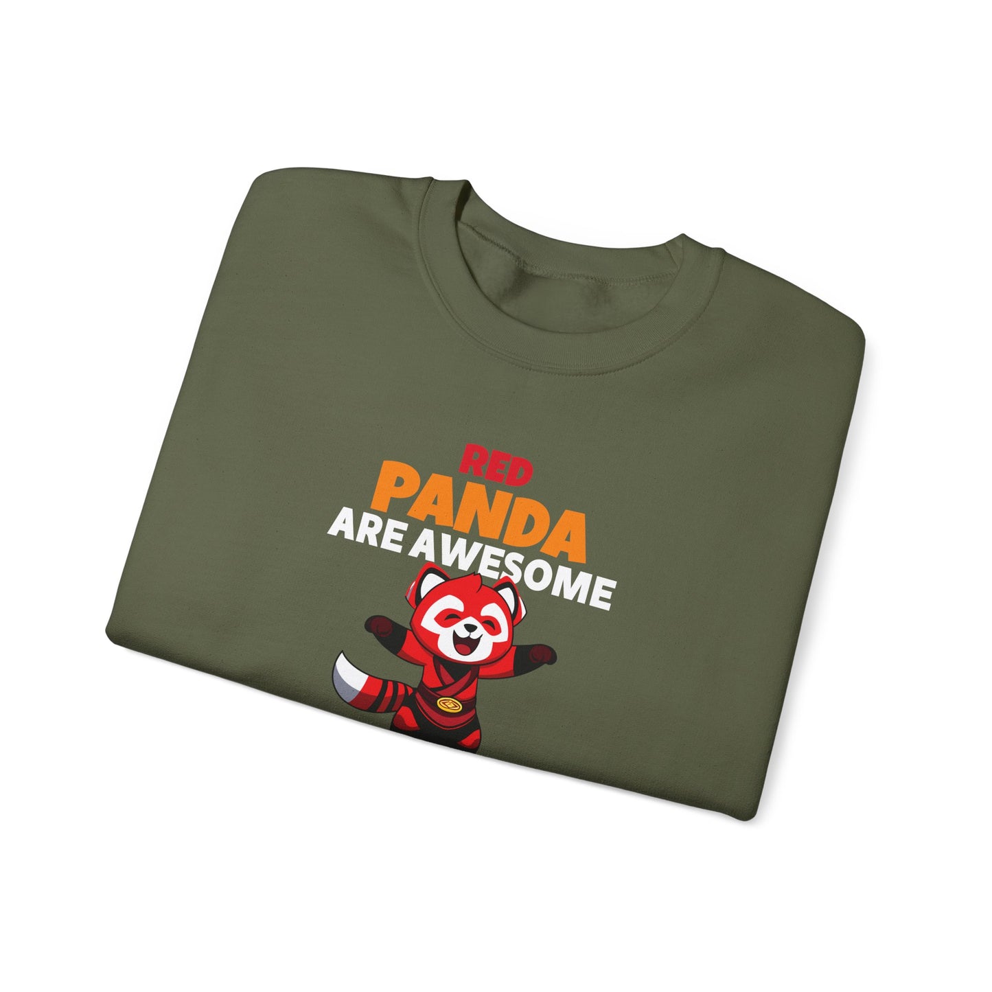 Red Panda Are Awesome I’m Awesome Therefore I Am a Red Panda Unisex Sweatshirt