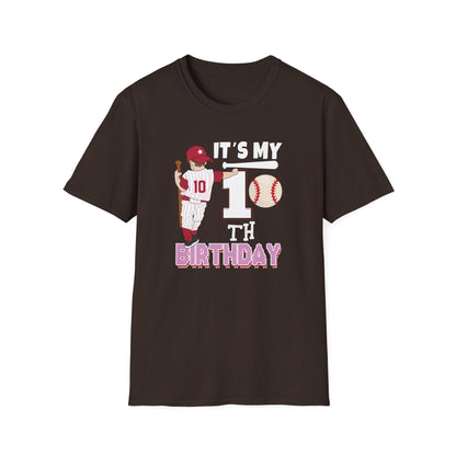 It’s My 10th Birthday Unisex  T-Shirt