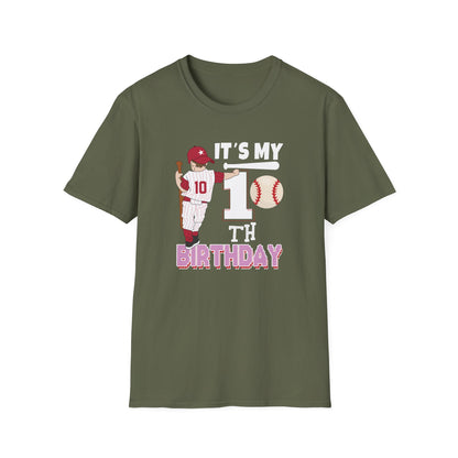 It’s My 10th Birthday Unisex  T-Shirt