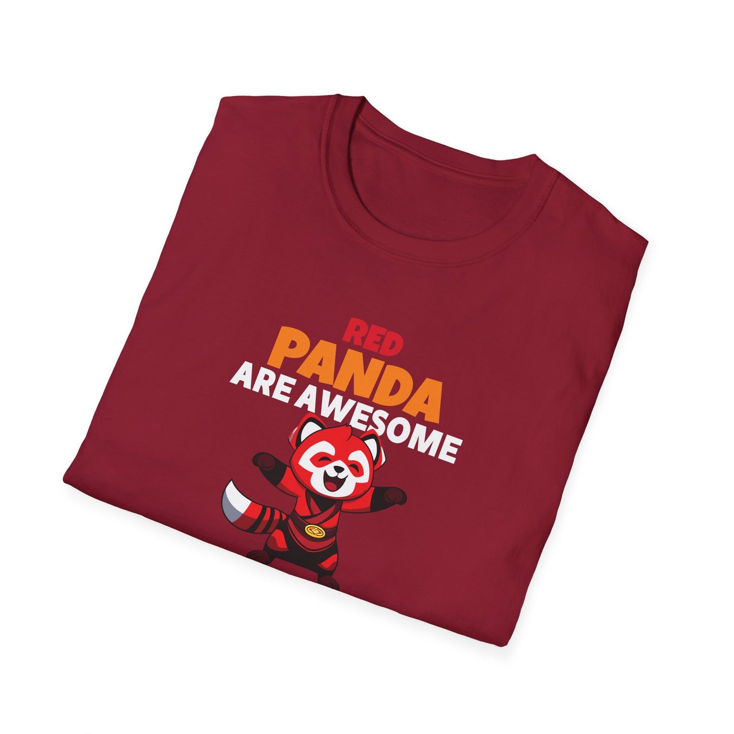 Red Panda Are Awesome I’m Awesome Therefore I Am a Red Panda Unisex  T-Shirt