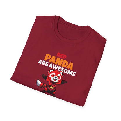 Red Panda Are Awesome I’m Awesome Therefore I Am a Red Panda Unisex  T-Shirt