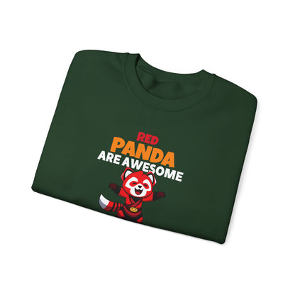 Red Panda Are Awesome I’m Awesome Therefore I Am a Red Panda Unisex Sweatshirt