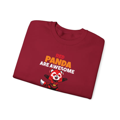 Red Panda Are Awesome I’m Awesome Therefore I Am a Red Panda Unisex Sweatshirt