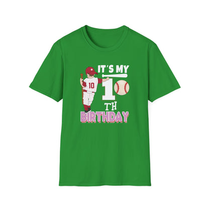 It’s My 10th Birthday Unisex  T-Shirt