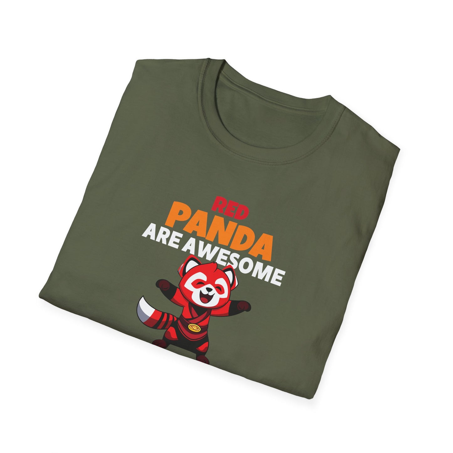 Red Panda Are Awesome I’m Awesome Therefore I Am a Red Panda Unisex  T-Shirt