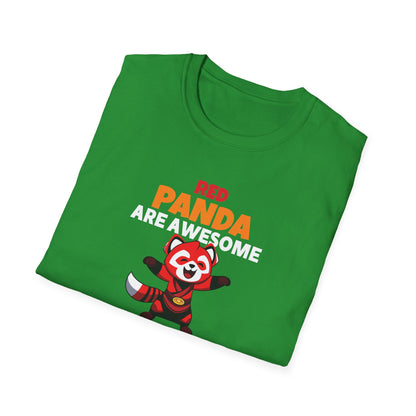 Red Panda Are Awesome I’m Awesome Therefore I Am a Red Panda Unisex  T-Shirt