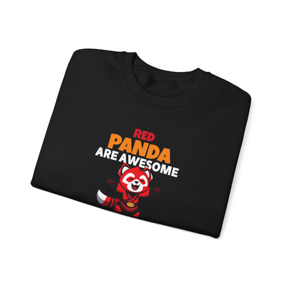 Red Panda Are Awesome I’m Awesome Therefore I Am a Red Panda Unisex Sweatshirt