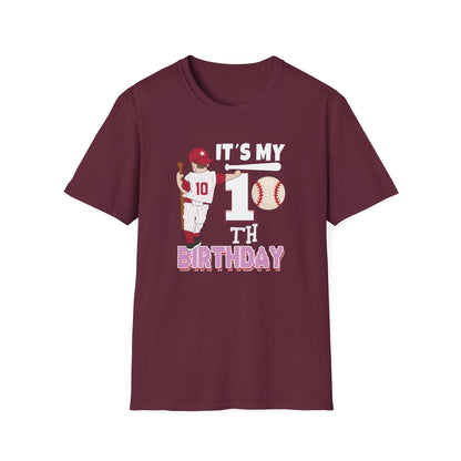 It’s My 10th Birthday Unisex  T-Shirt
