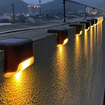 Solar LED Lights Waterproof Outdoor Deck Lamps