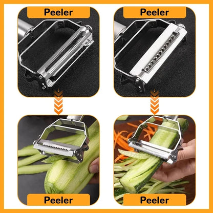 Multifunctional Stainless Steel Peeler