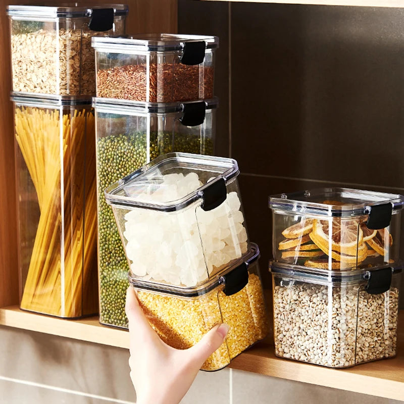 Sealed Jars Kitchen Storage Organizer