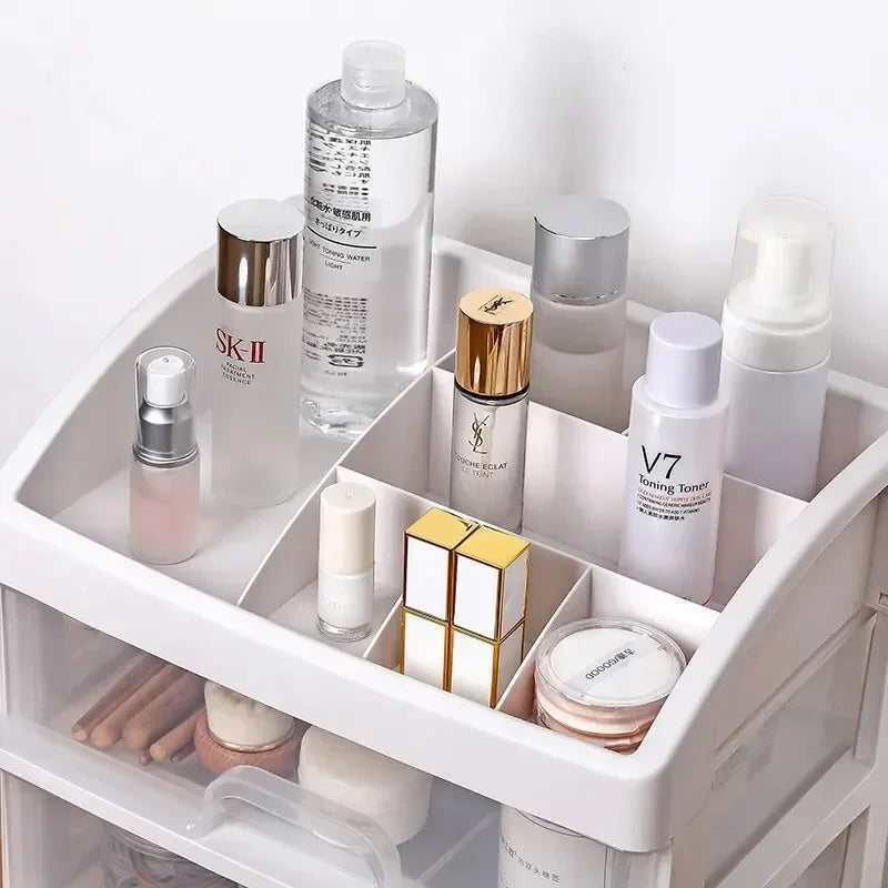 Transparent Four-Layer Drawer Organizer