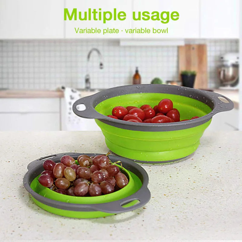 Silicone Vegetable Fruit Cleaning Basket