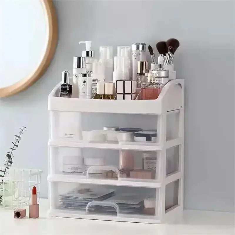 Transparent Four-Layer Drawer Organizer