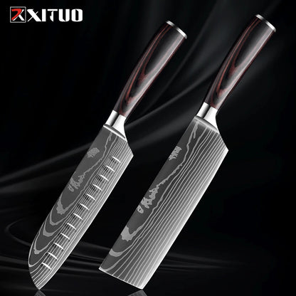 Stainless Steel Kitchen Knife Set