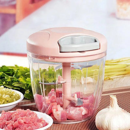 500/900ML Manual Meat Mincer Garlic Chopper