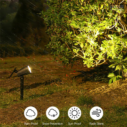 9 LEDs Solar Spotlights