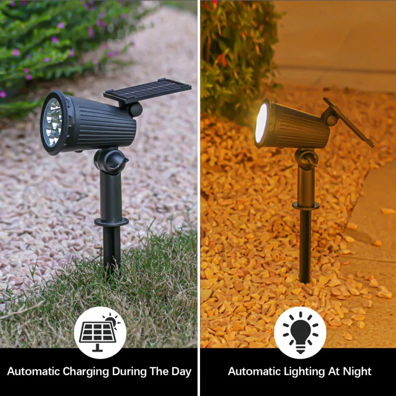 9 LEDs Solar Spotlights