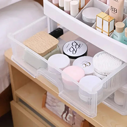 Transparent Four-Layer Drawer Organizer