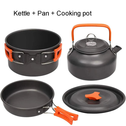 Lightweight Aluminum Camping Cooking Set