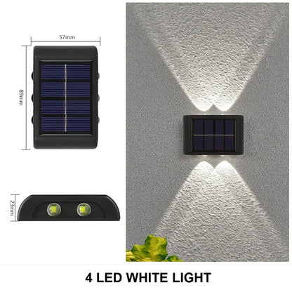 Solar Wall Lamp Waterproof Outdoor Light