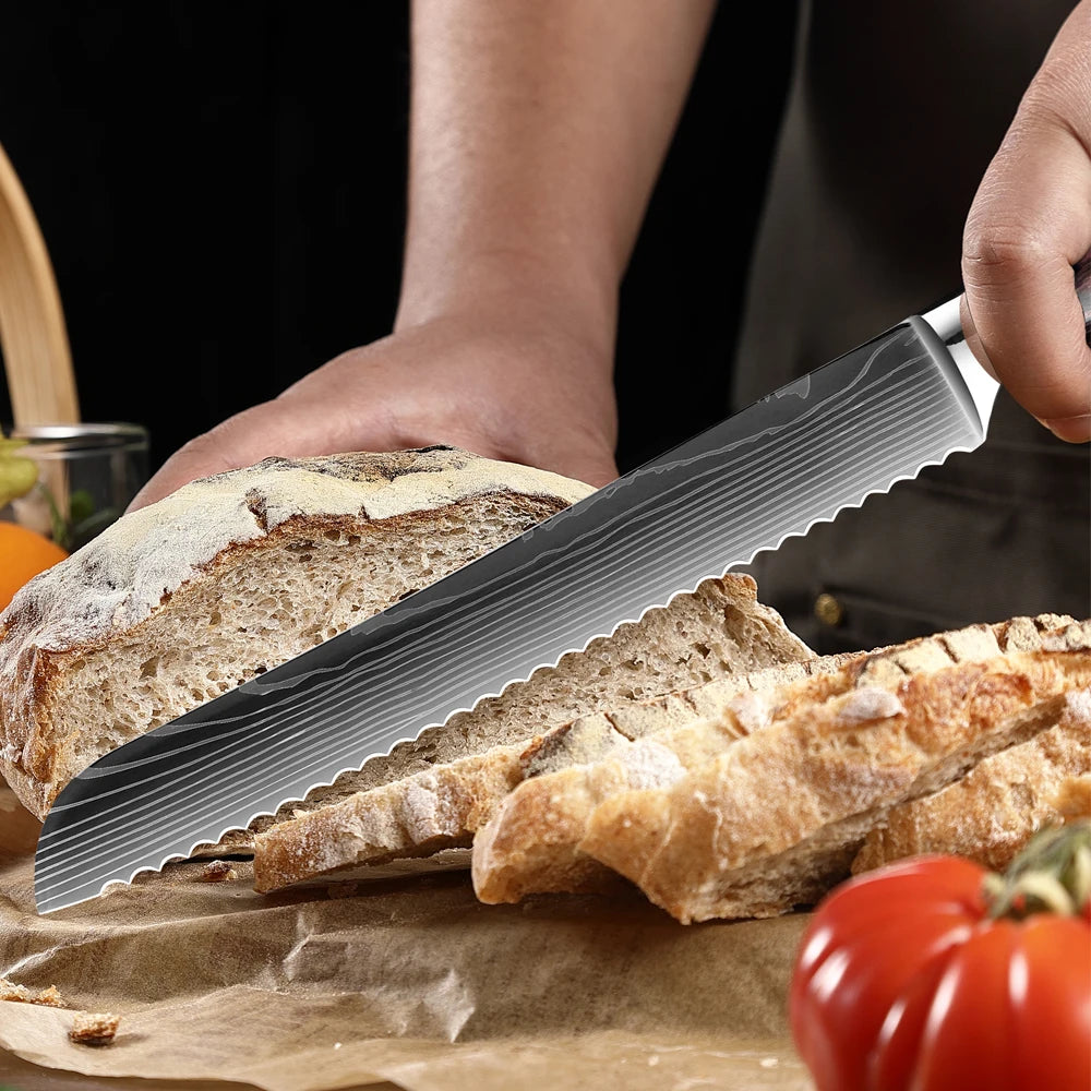 Stainless Steel Kitchen Knife Set