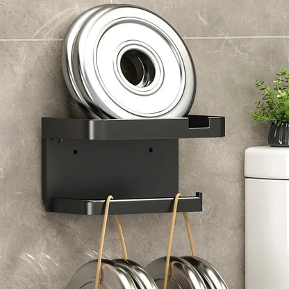 Plastic Toilet Paper Holder and Multi-Storage Rack