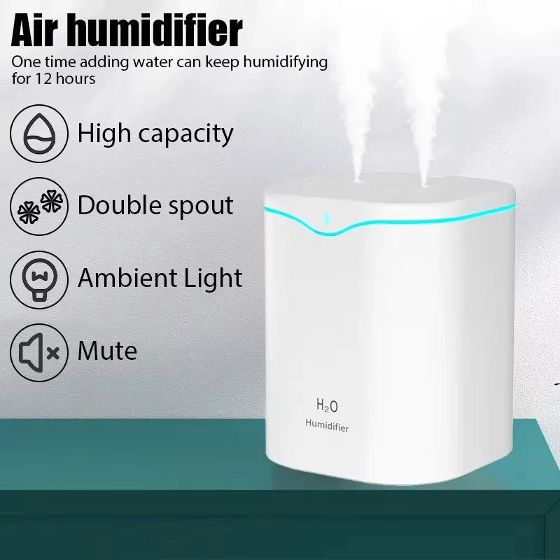 2000ML USB Air Humidifier Aromatherapy Diffuser