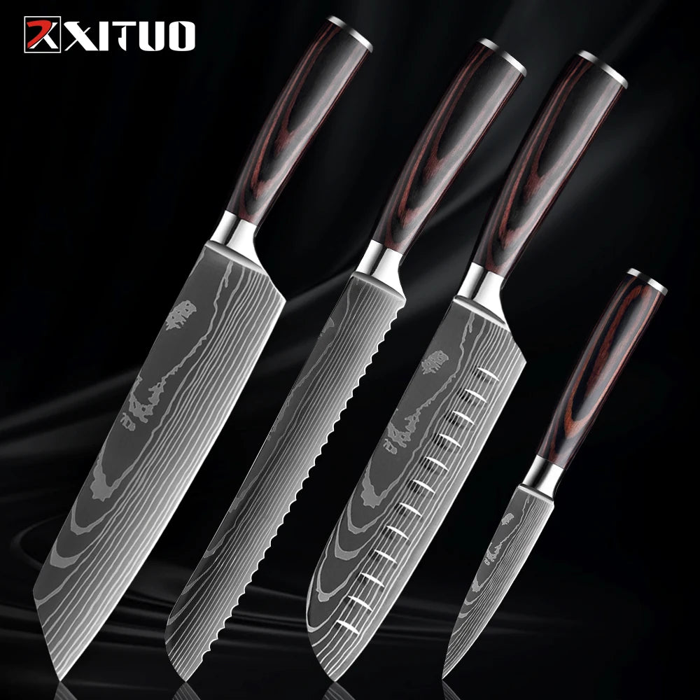 Stainless Steel Kitchen Knife Set