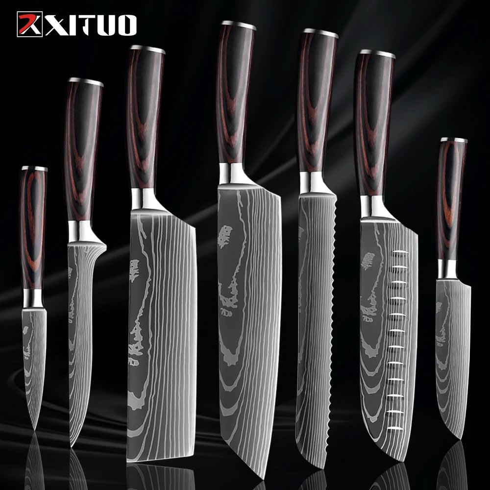 Stainless Steel Kitchen Knife Set