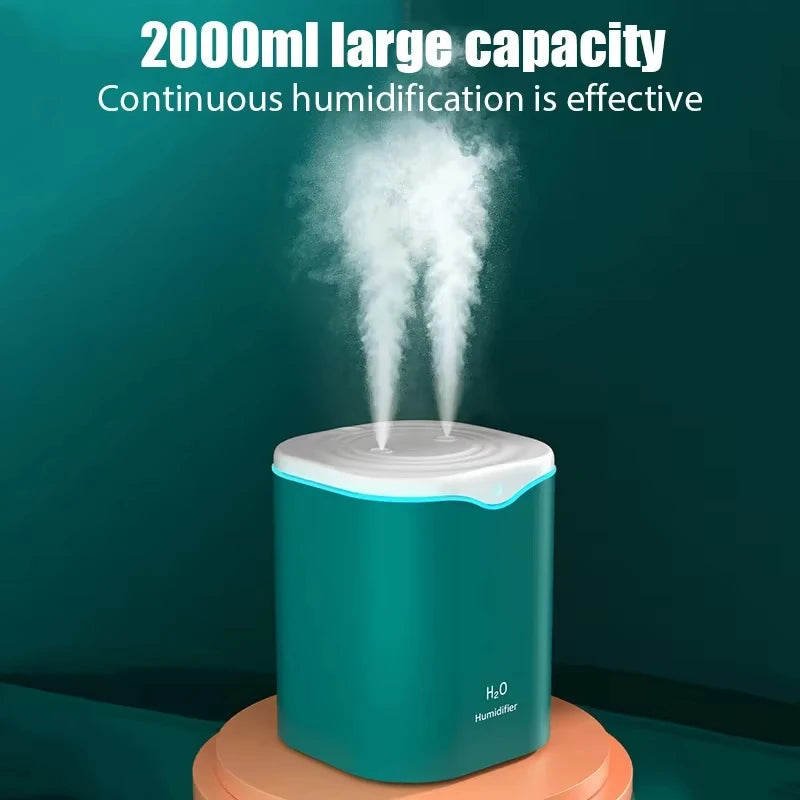 2000ML USB Air Humidifier Aromatherapy Diffuser