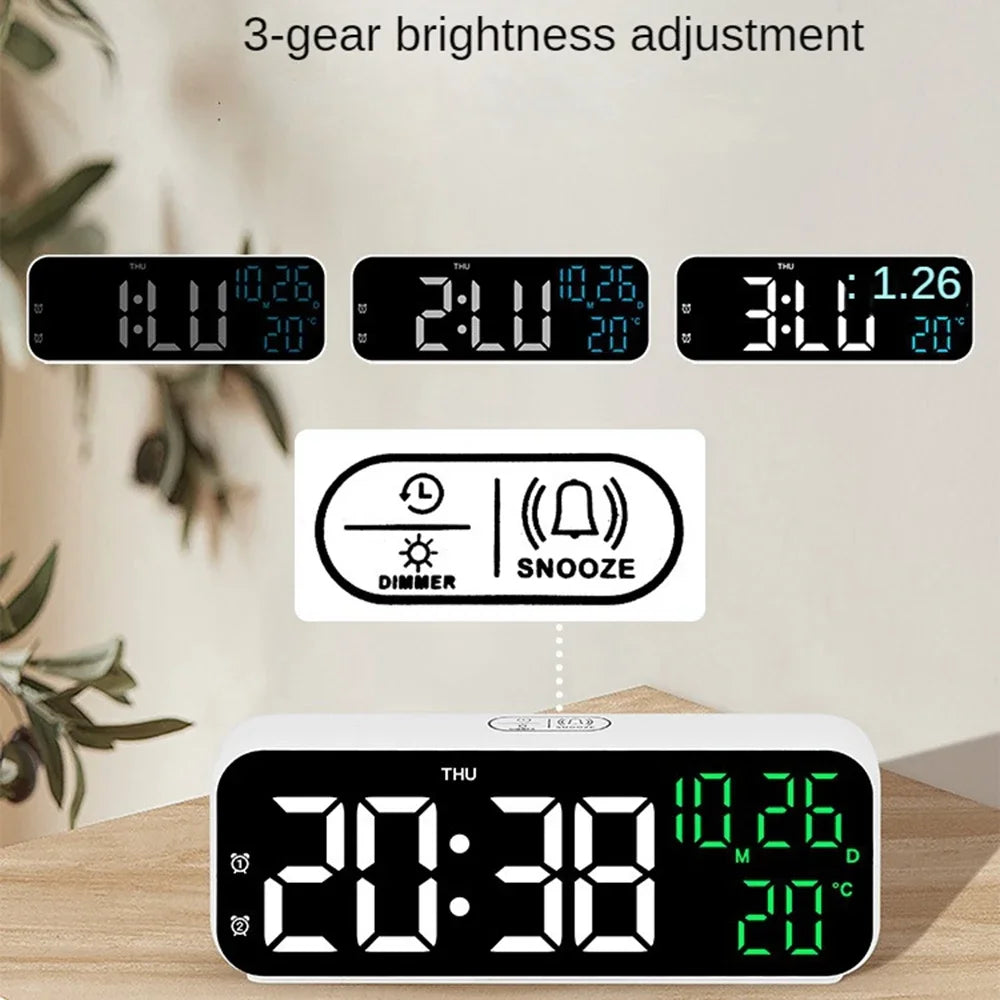 Digital Alarm Clock with Temperature