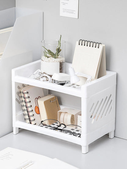 Desktop Double-Layer Storage Rack