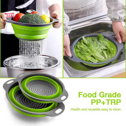 Silicone Vegetable Fruit Cleaning Basket