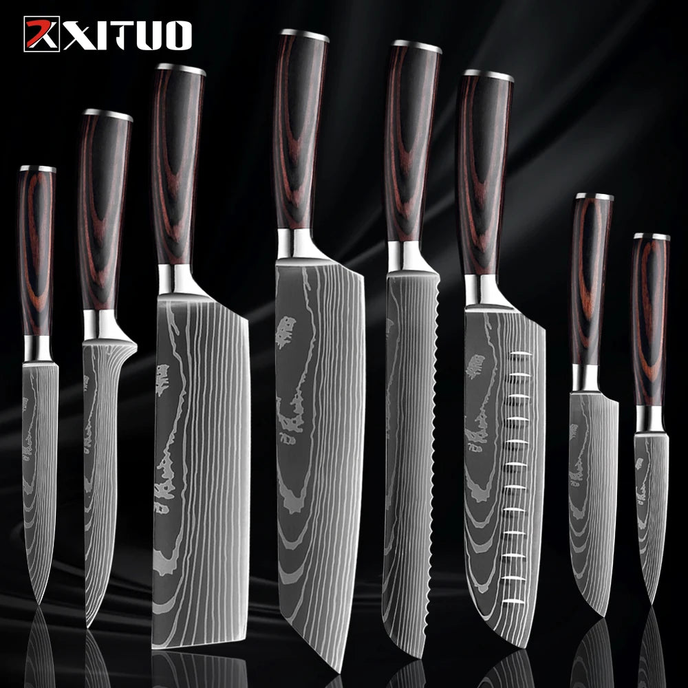 Stainless Steel Kitchen Knife Set