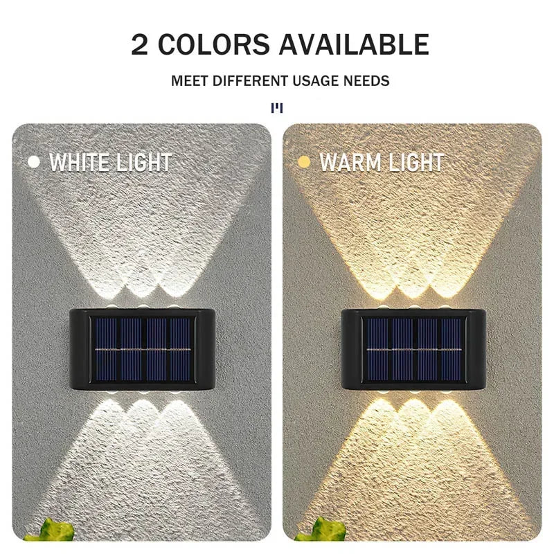 Solar Wall Lamp Waterproof Outdoor Light