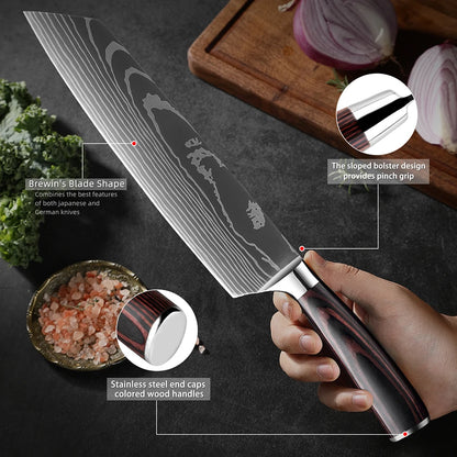 Stainless Steel Kitchen Knife Set