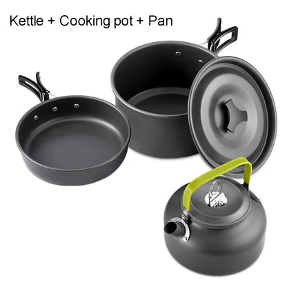 Lightweight Aluminum Camping Cooking Set