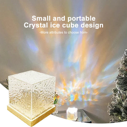 16-Color Flame Crystal Lamp