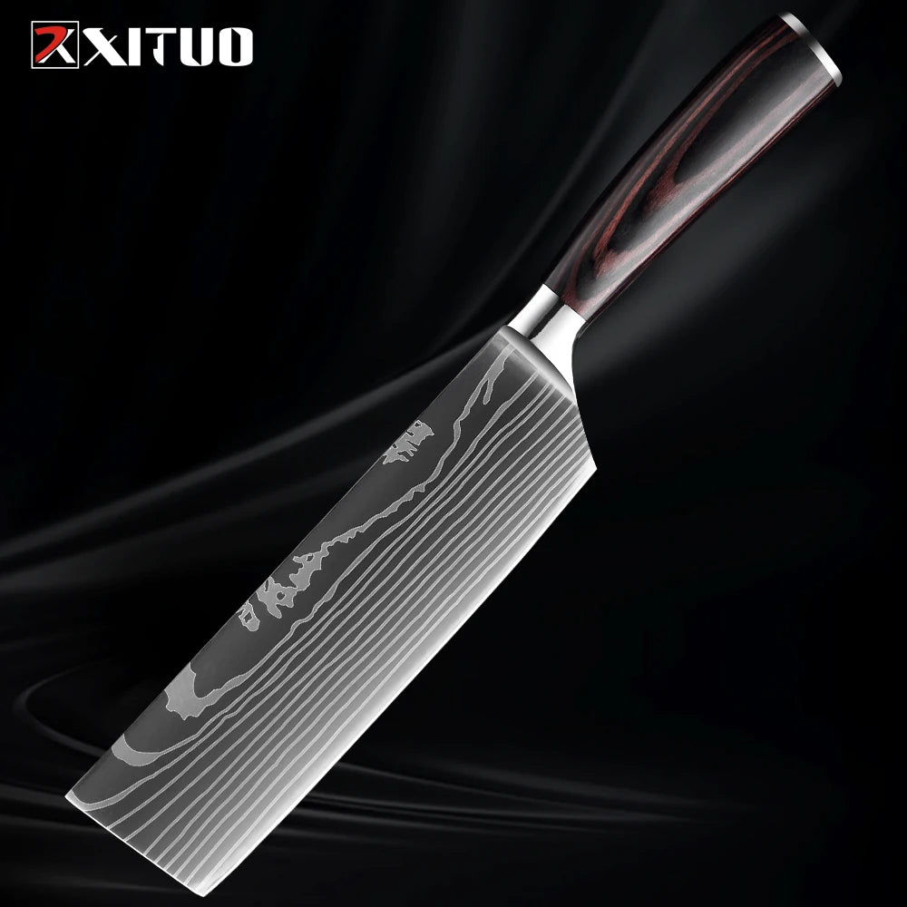 Stainless Steel Kitchen Knife Set