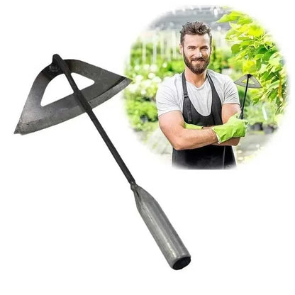 All-Steel Hollow Hoe Handheld Weeding Rake