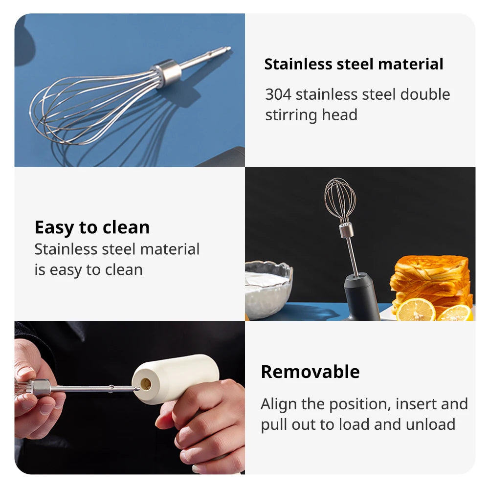 Portable Wireless Electric Mixer