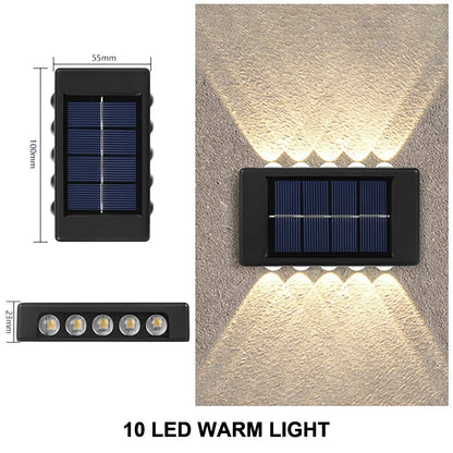 Solar Wall Lamp Waterproof Outdoor Light