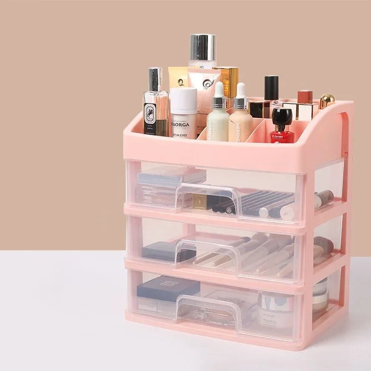 Transparent Four-Layer Drawer Organizer