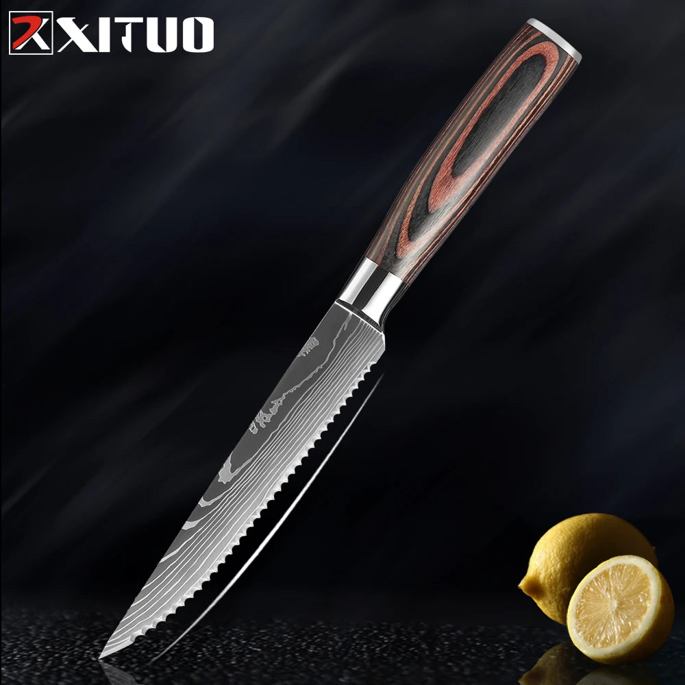 Stainless Steel Kitchen Knife Set