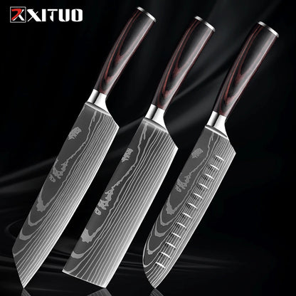 Stainless Steel Kitchen Knife Set