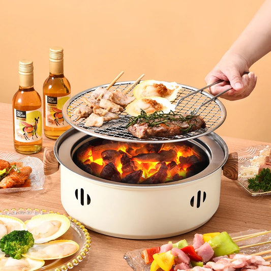 Portable Smokeless Stainless Steel Barbecue Stove