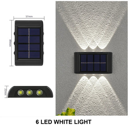 Solar Wall Lamp Waterproof Outdoor Light