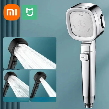 High Pressure 3-Modes Water Saving Shower Head