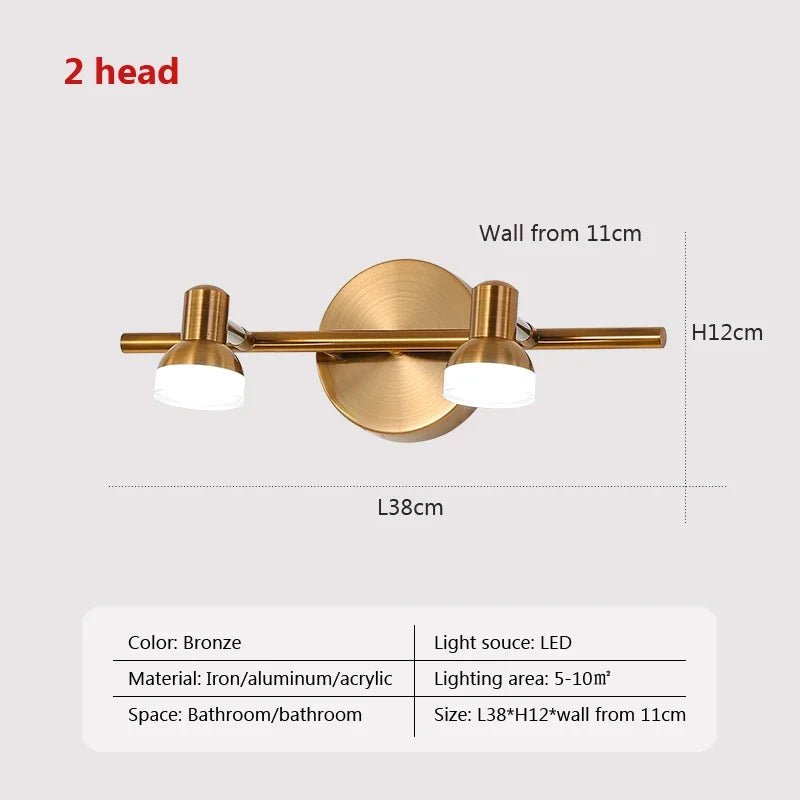 Nordic Multi-Head Wall Light